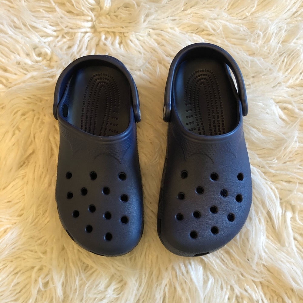 Navy Blue Crocs - Picture 1 of 11